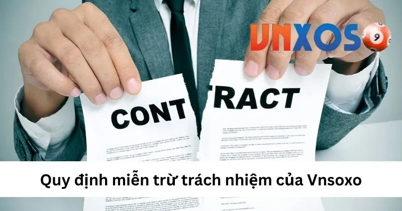 Quy định miễn trừ trách nhiệm của VNSOXO